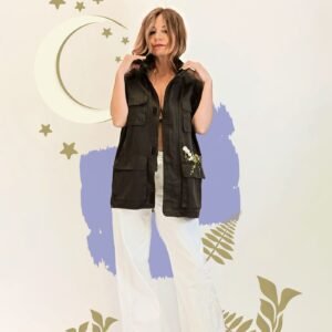 Gilet militare ricamato