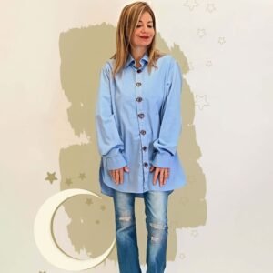 Camicia cotone azzurro