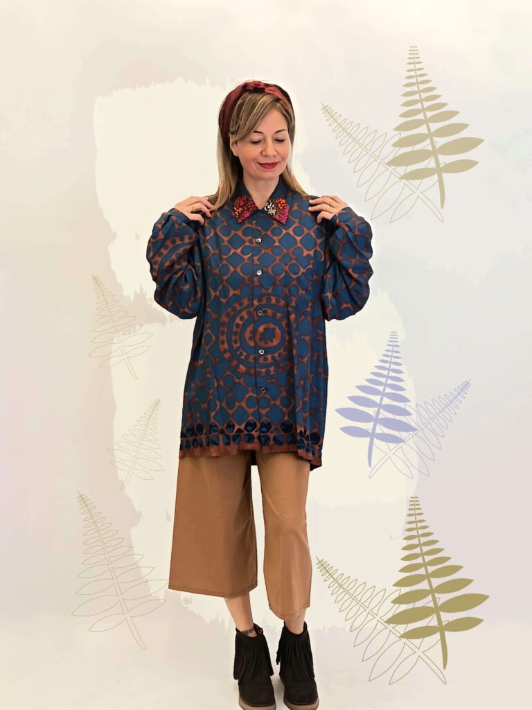 An-gi_Camicia fantasia batick_made in italy