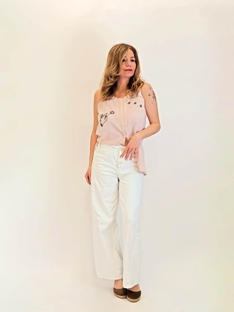 An-gi_Made in Italy_Canotta rosa fata
